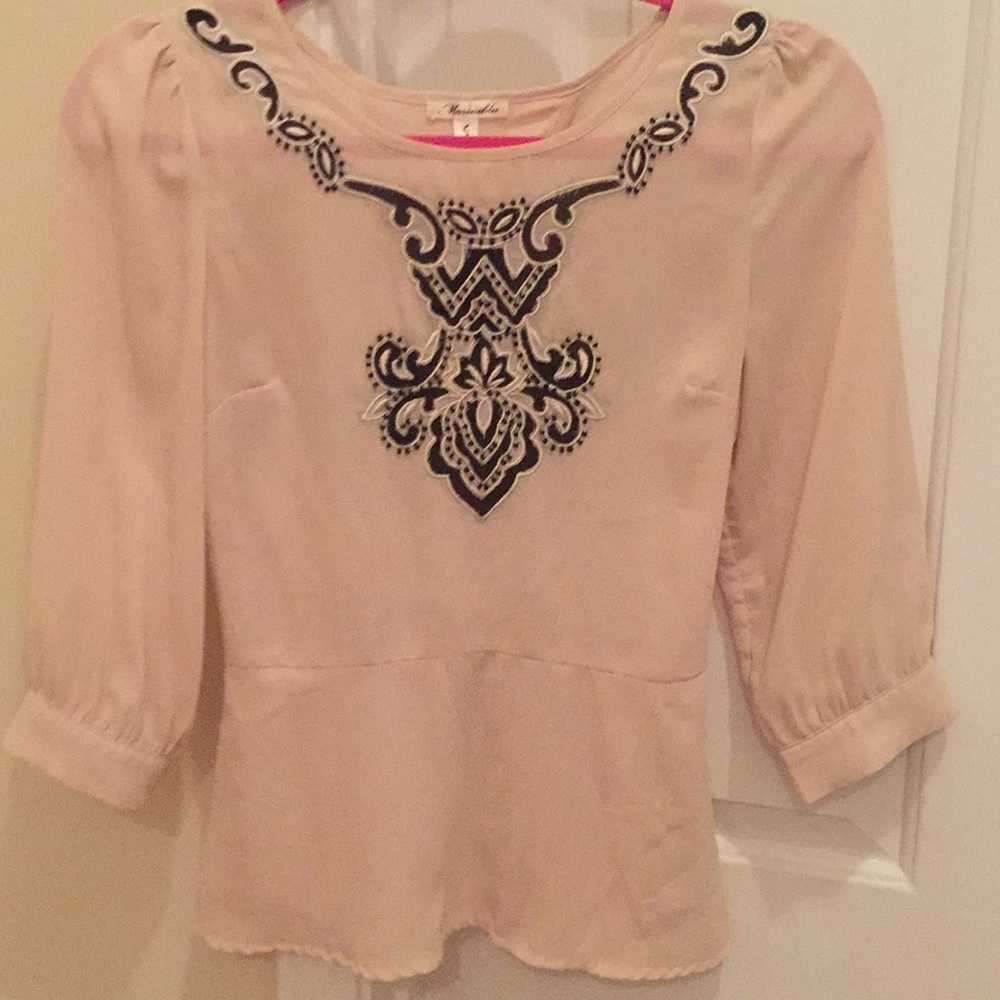 Amazing marineblu blouse!